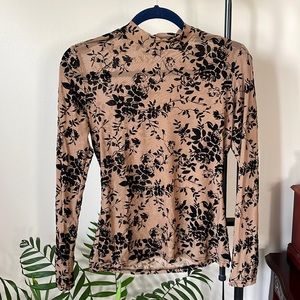 Sheer Floral Top